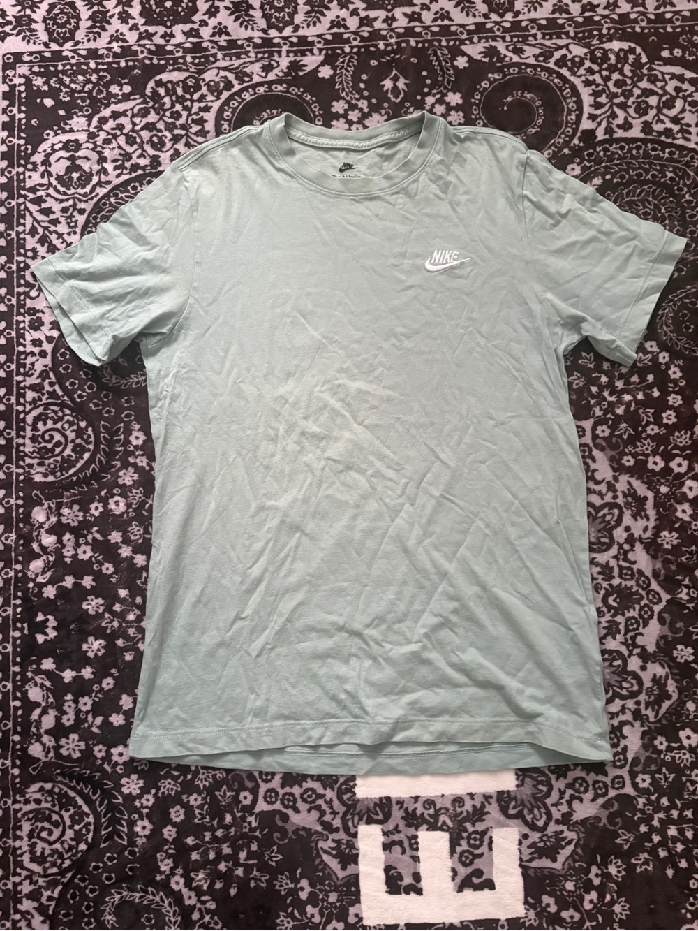 Nike Men's Light Green Crew Neck T-Shirt Size Medium